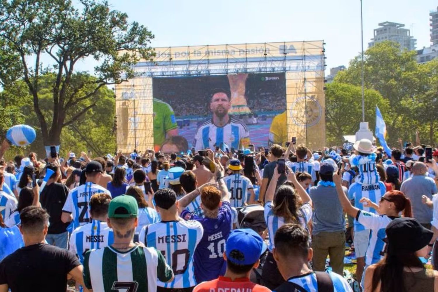 Mundial 2026: dónde estarán las pantallas gigantes para ver gratis a la Selección Argentina en Buenos Aires.