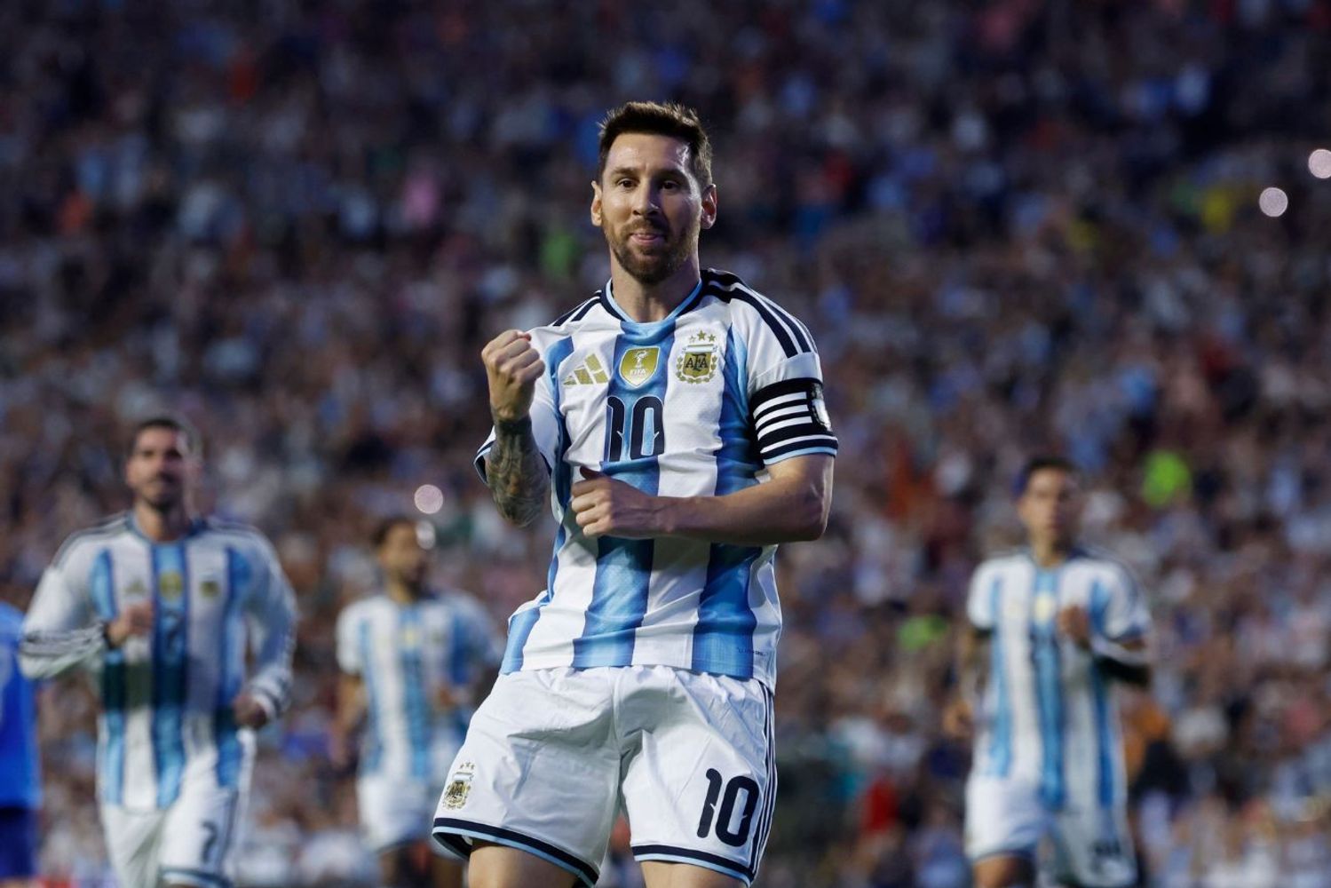 Lionel Messi, enfocado en otro logro con la selección argentina en el Mundial.