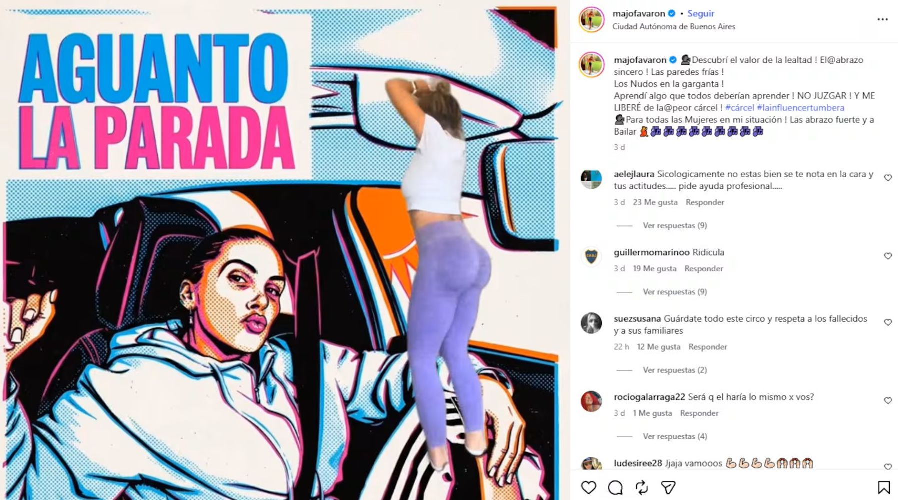 La esposa de Lotocki sacó una canción tumbera