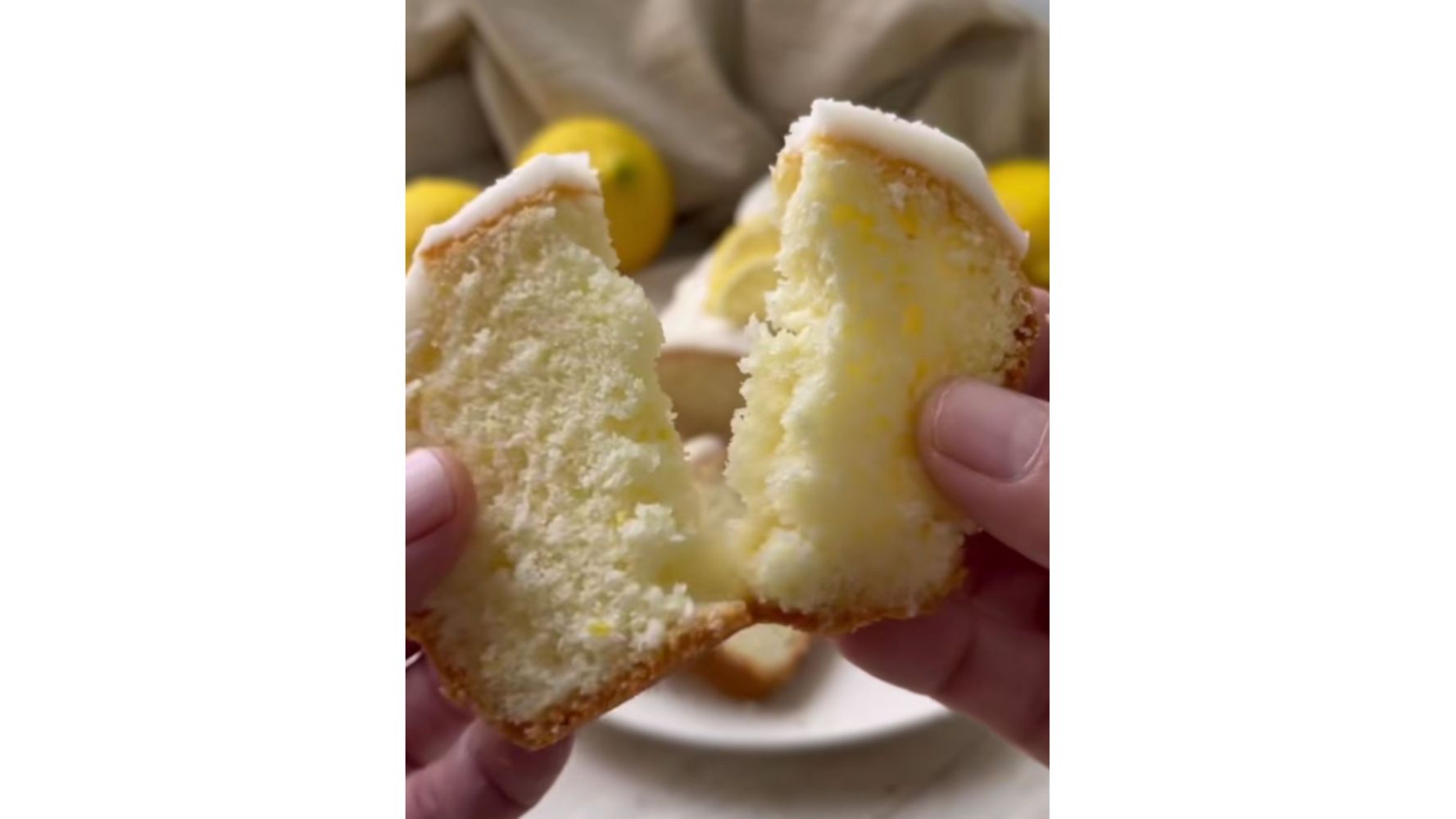 Así queda el budín con esta receta.