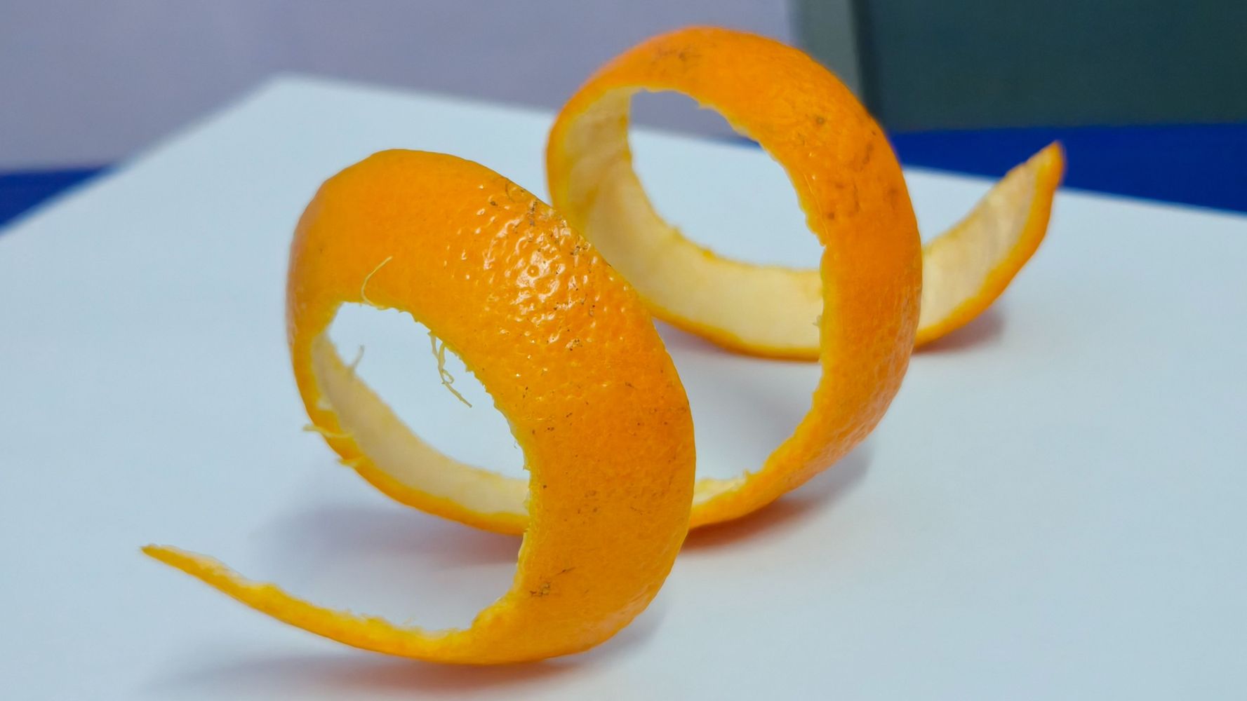 Cáscara de naranja.
