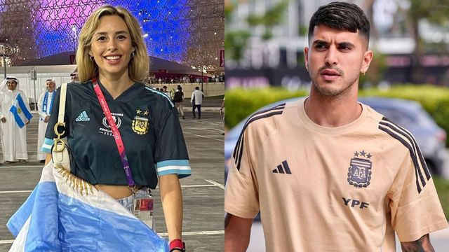 Yesica Frías y Exequiel Palacios.