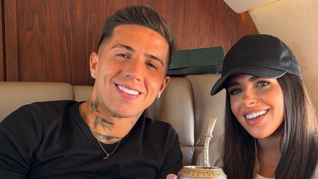 Enzo Fernández y Valentina Cervantes