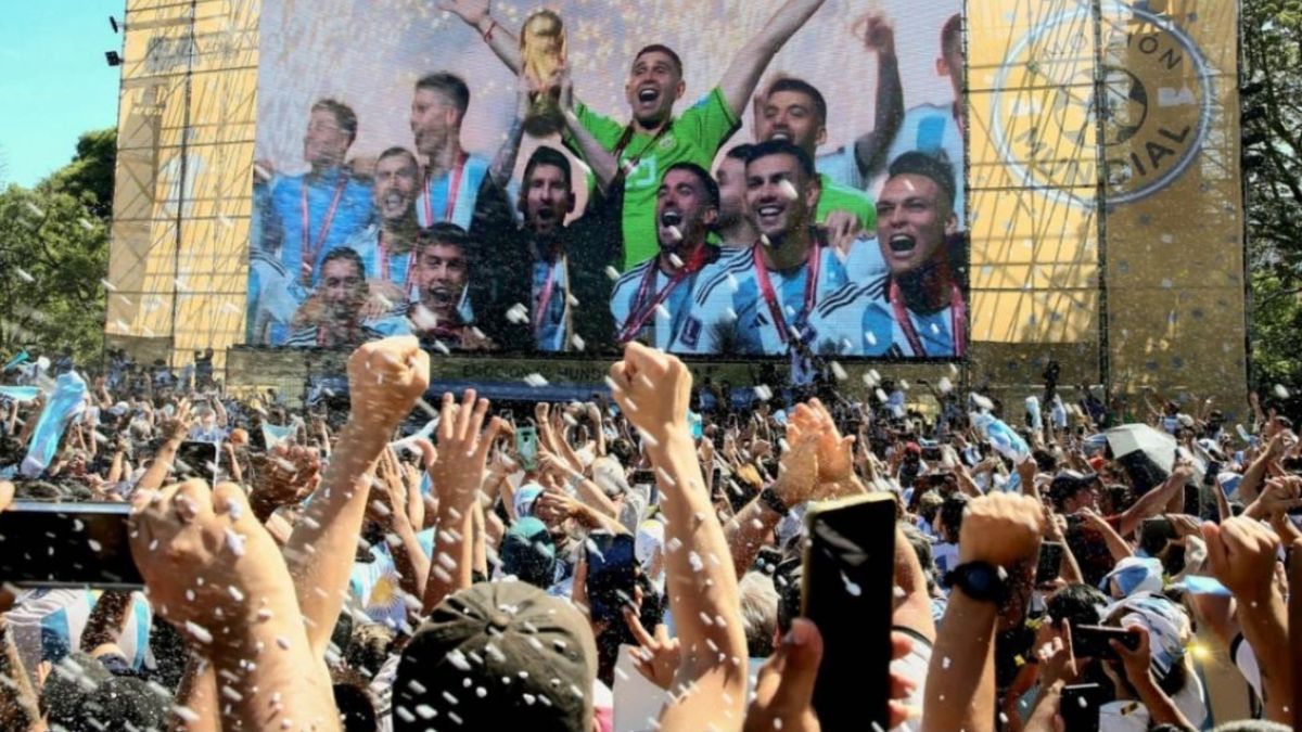 Mundial 2026: dónde estarán las pantallas gigantes para ver gratis a la Selección Argentina en Buenos Aires