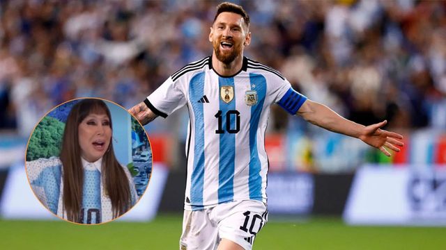 Moria Casán sorprendida por una revelación sobre Messi