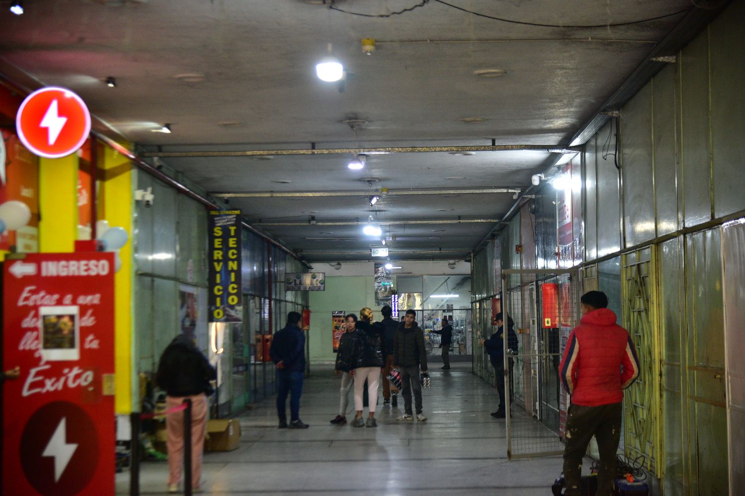 Daños en el centro de Córdoba.