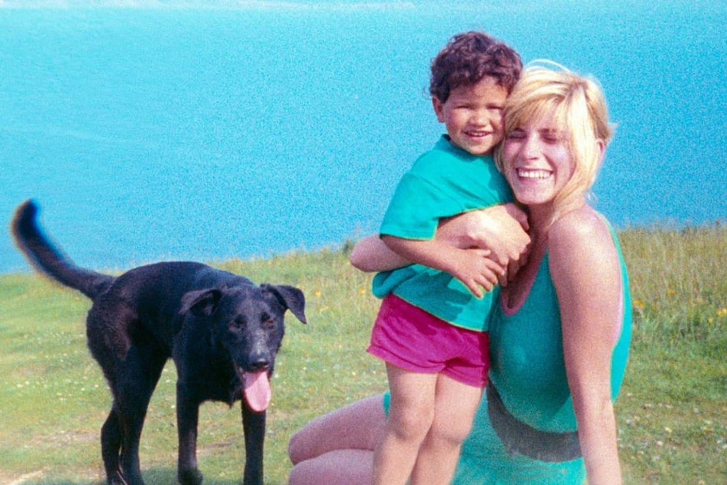 La mascota sobrevivió al ataque y permaneció junto a la familia.