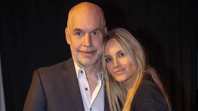 Rodríguez Larreta y Milagros Maylin, su esposa