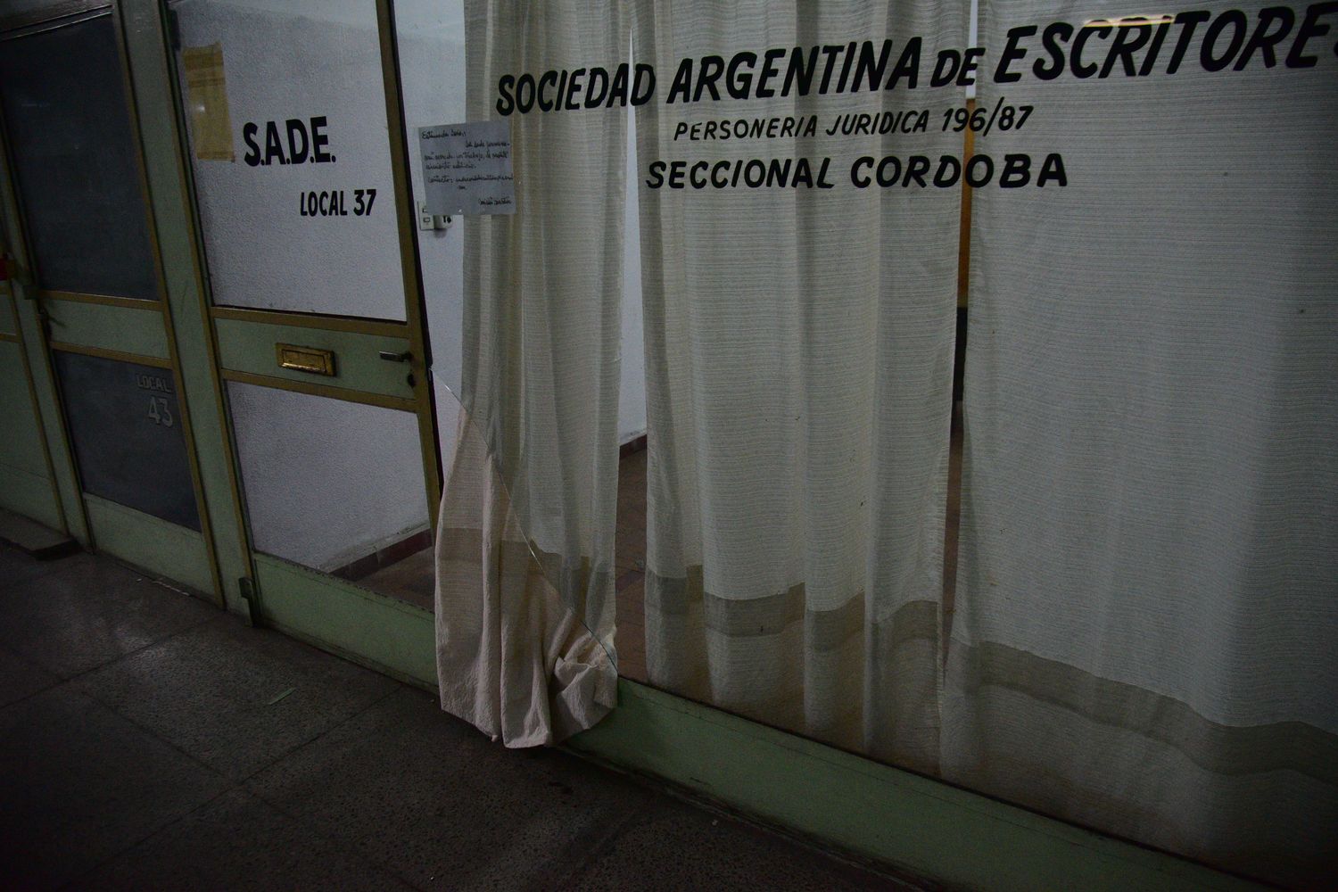 Daños en el centro de Córdoba.