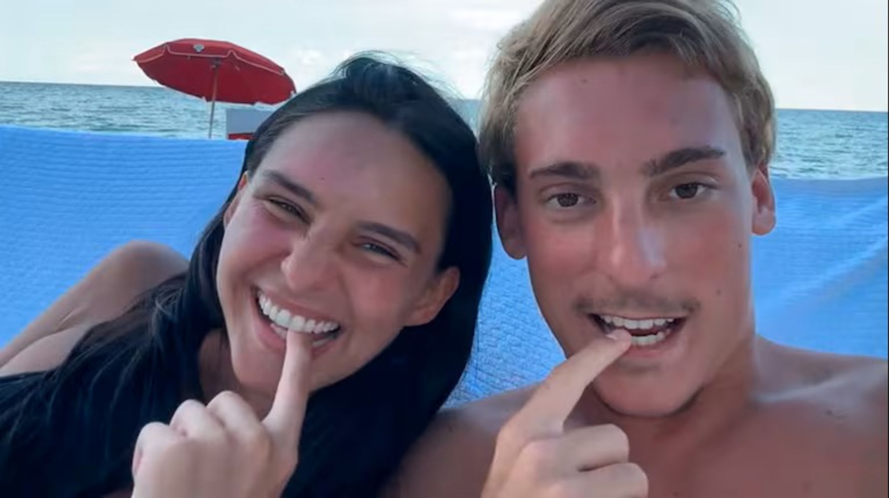 Juanita Tinelli y su ex.