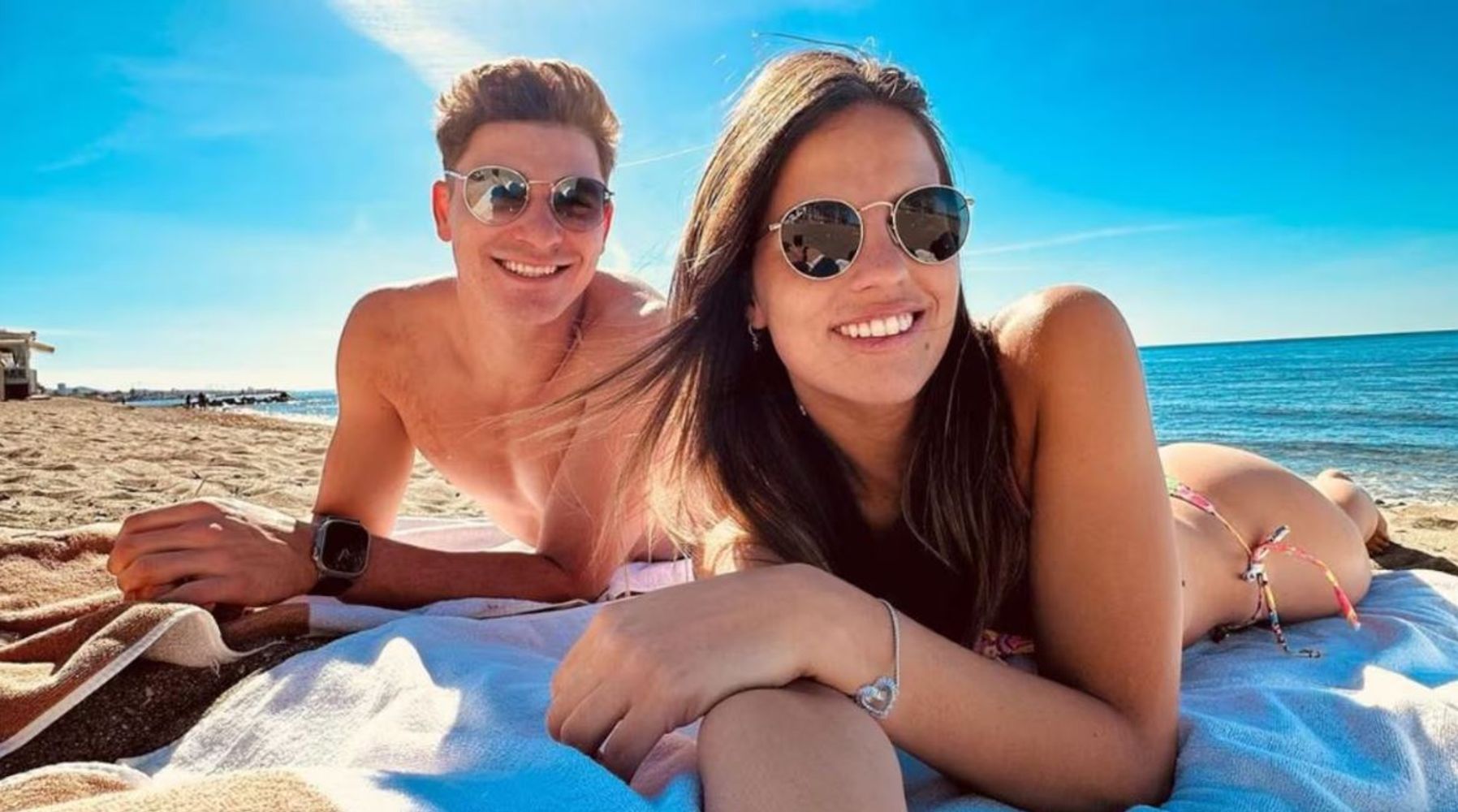 Julián Álvarez y Emilia Ferrero