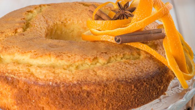 Tarta matera de naranja en simples pasos.
