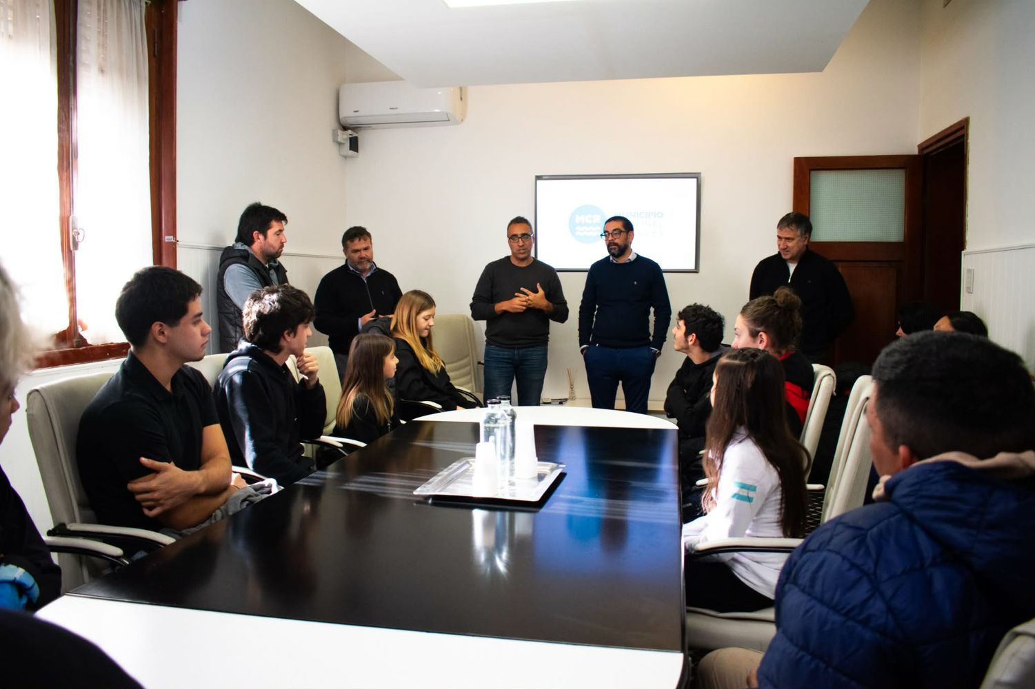 Deportistas rosaleños recibieron becas 