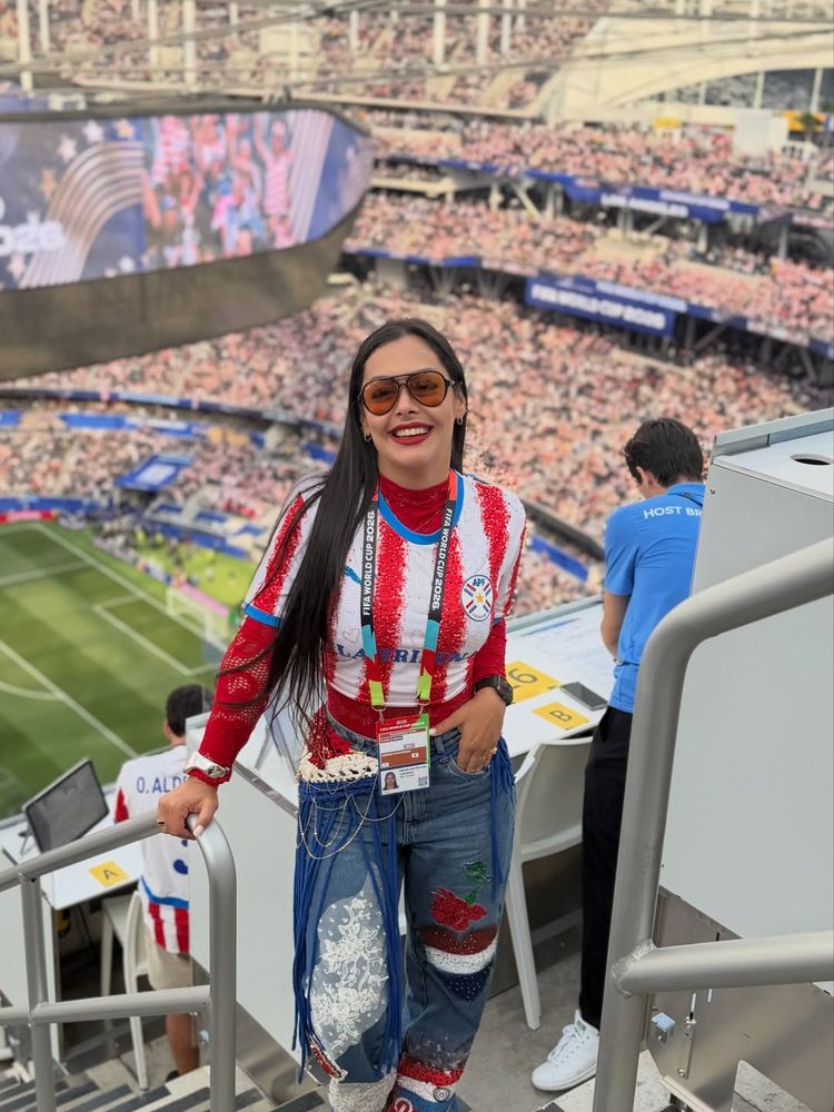 De la fiesta a la tristeza: Larissa Riquelme mostró sus reacciones a la derrota de Paraguay frente a EEUU en el Mundial