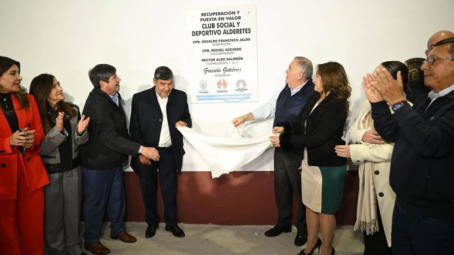 El Club Social y Deportivo Alderetes fue reinaugurado con nuevas instalaciones