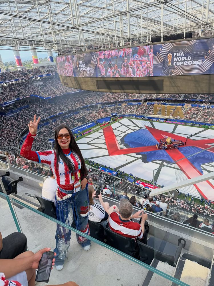 De la fiesta a la tristeza: Larissa Riquelme mostró sus reacciones a la derrota de Paraguay frente a EEUU en el Mundial
