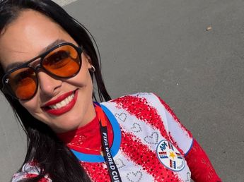 De la fiesta a la tristeza: la reacción de Larissa Riquelme tras la derrota de Paraguay frente a EEUU en el Mundial