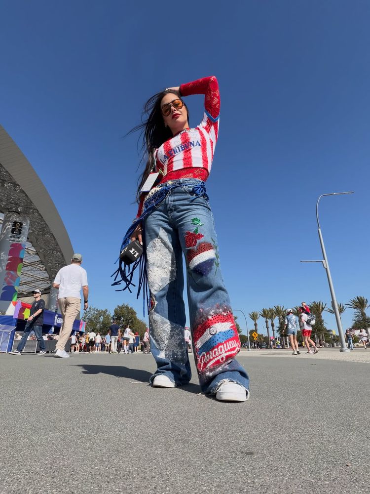 De la fiesta a la tristeza: Larissa Riquelme mostró sus reacciones a la derrota de Paraguay frente a EEUU en el Mundial