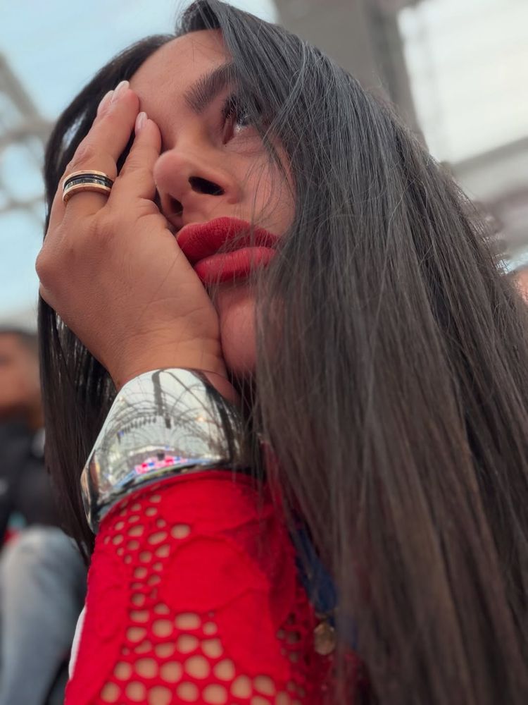 De la fiesta a la tristeza: Larissa Riquelme mostró sus reacciones a la derrota de Paraguay frente a EEUU en el Mundial