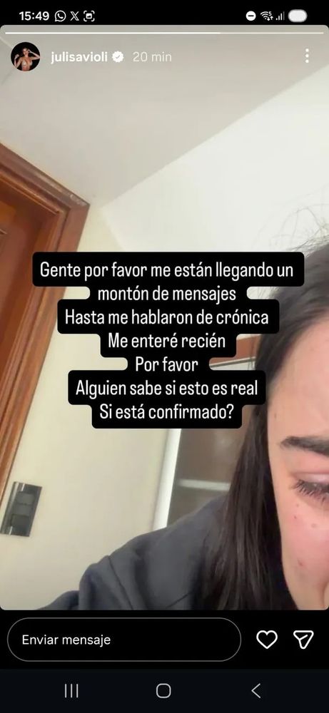 Juli Savioli, la ex de Gaspi