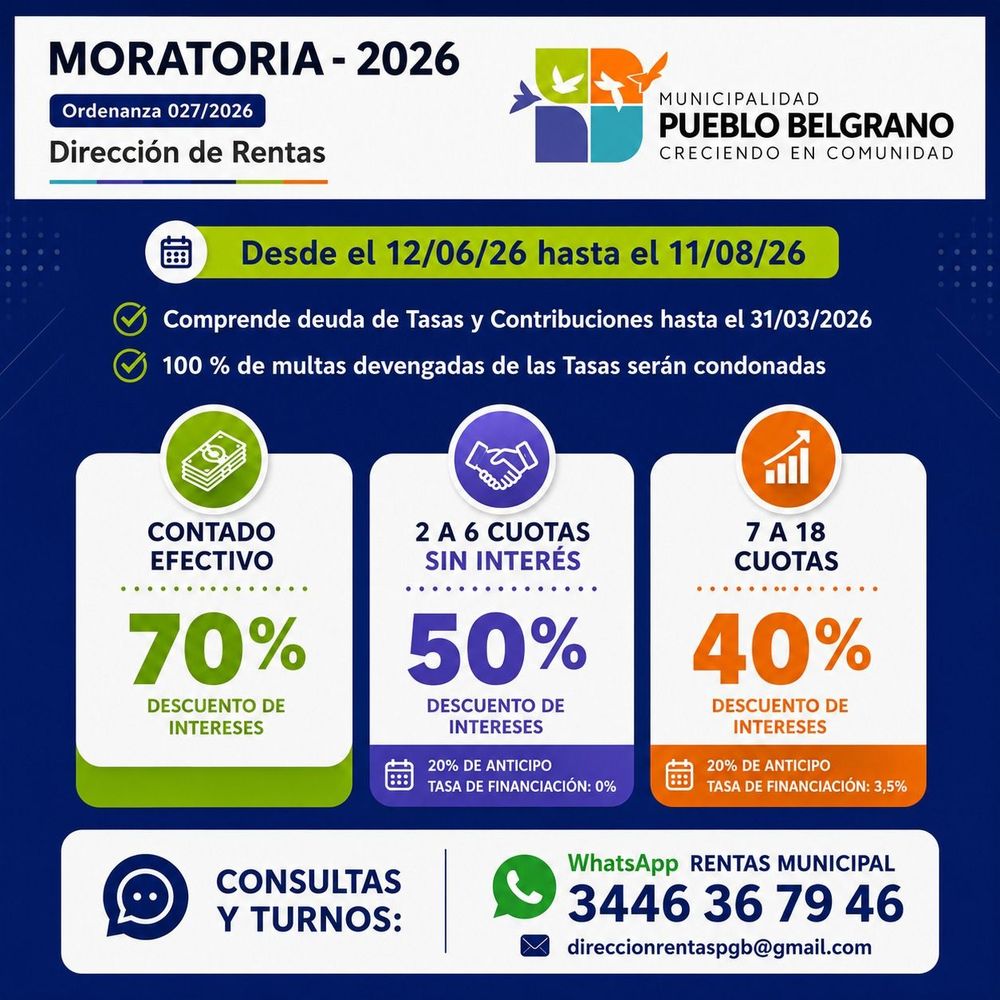 Moratoria 26 PGB