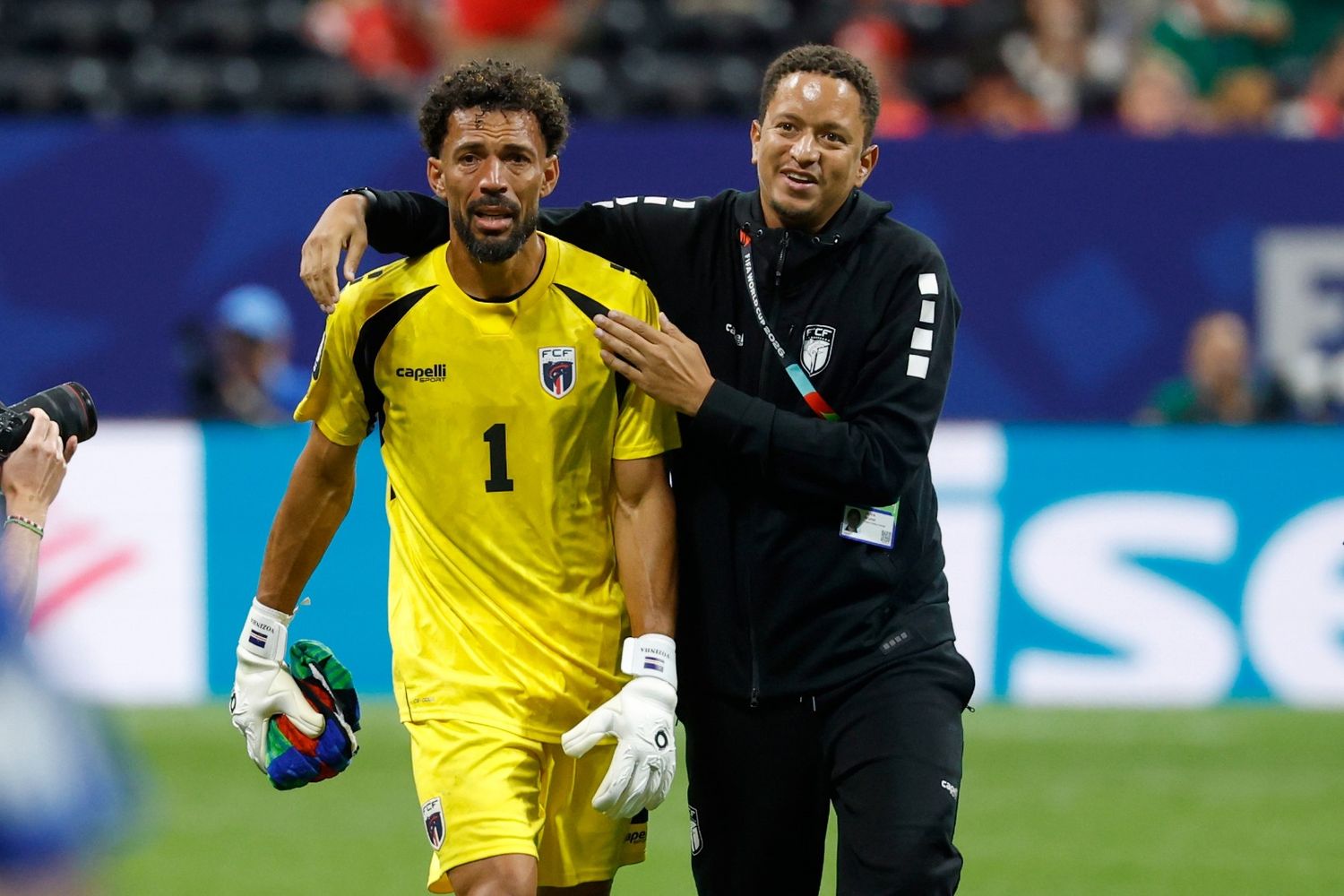 El arquero Vozinha, figura del empate de Cabo Verde ante España.