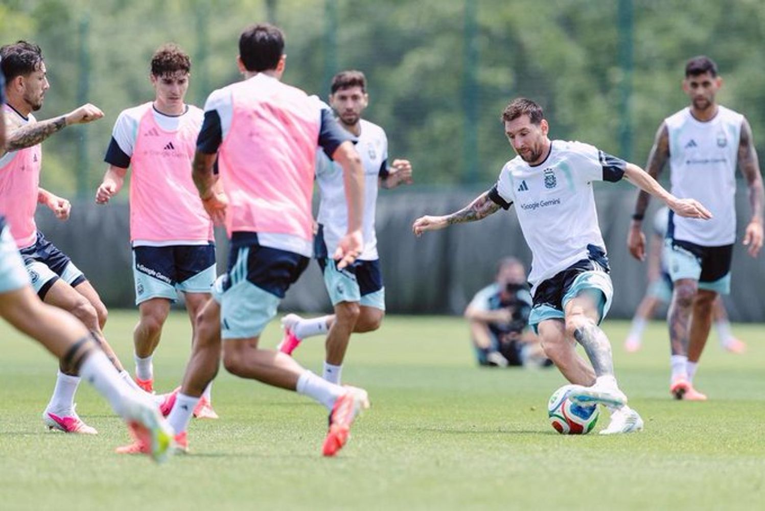 los jugadores de la Selección Argentina