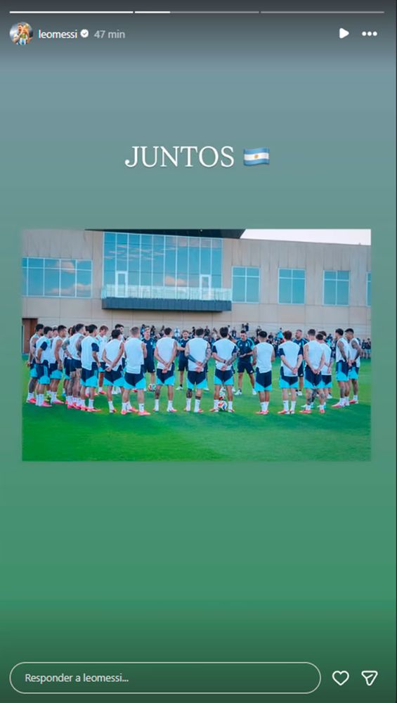 El posteo de Messi antes del debut en el Mundial 2026