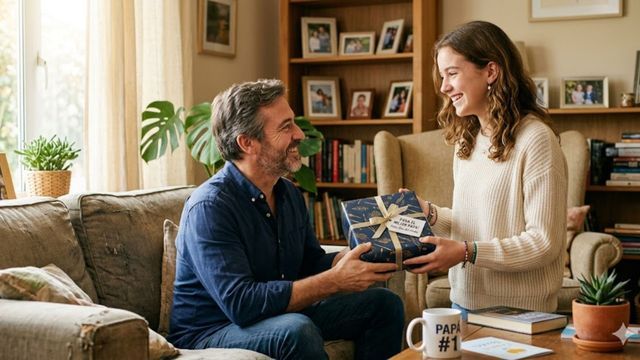 Opciones de regalos para el día del padre.