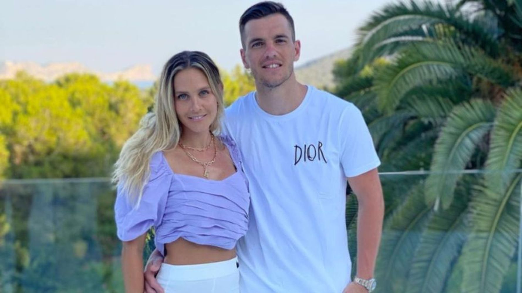 Giovani Lo Celso y Magui Alcacer