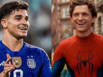 De Spider-Man a Spider-Man: el insólito ida y vuelta entre Tom Holland y Julián Álvarez que enloqueció a todos