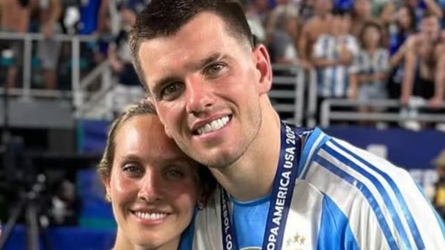 Giovani Lo Celso y Magui Alcacer