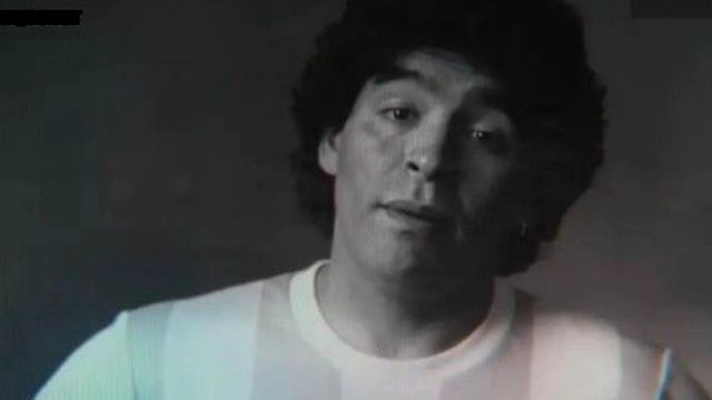 Polémica por una publicidad de Maradona con IA