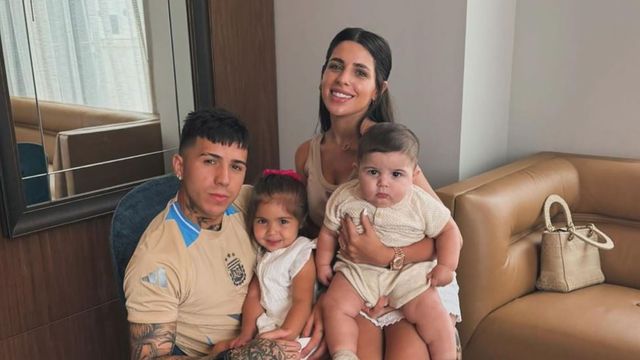 Así están hoy Benja y Oli: los hijos de Enzo Fernández y Valentina Cervantes que causan sensación en el Mundial 2026