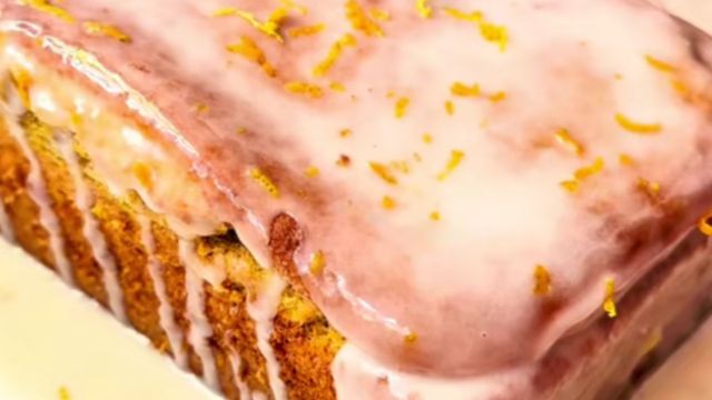 Budín de mandarina sin ensuciar mucho.