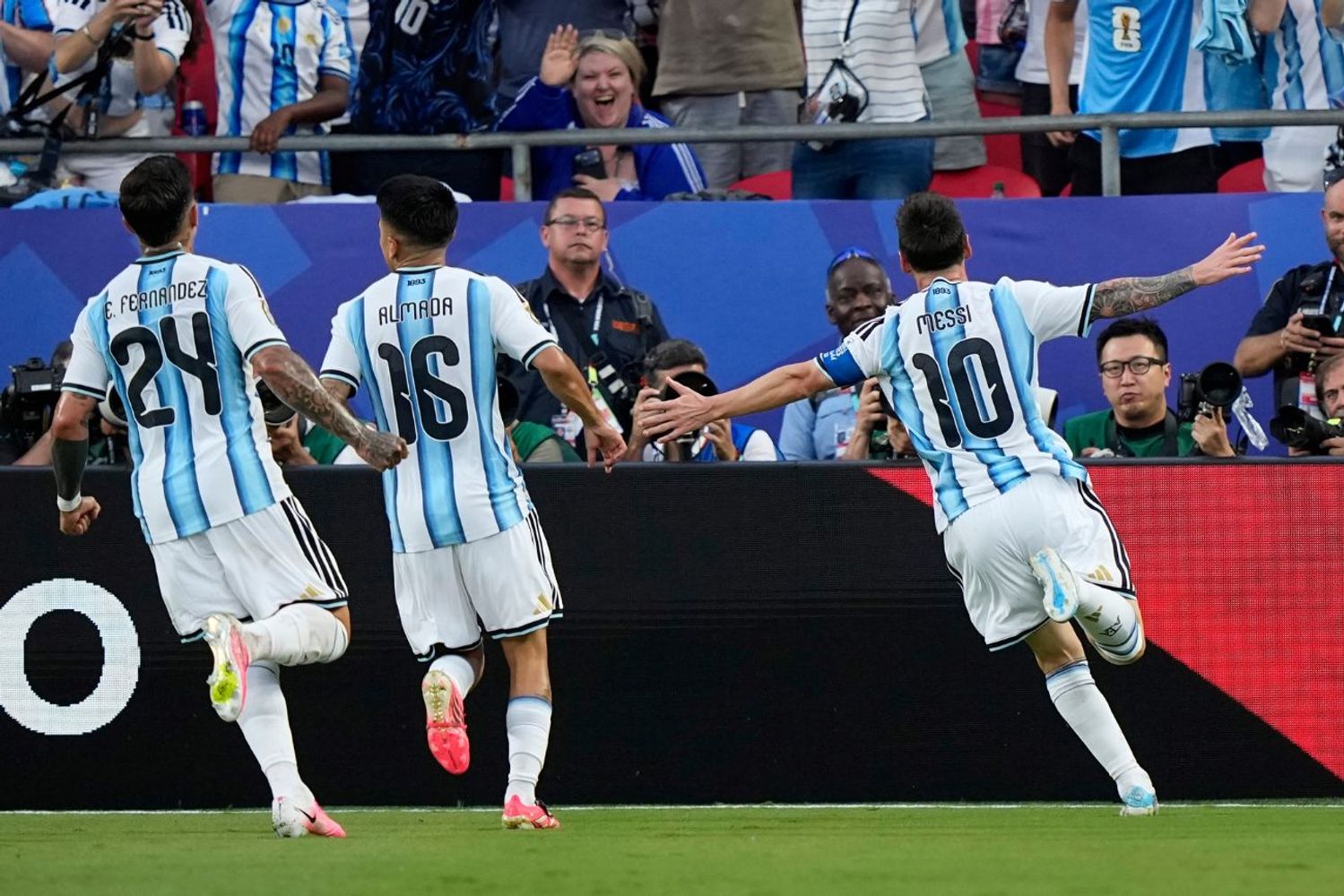 Lionel Messi y su noche histórica