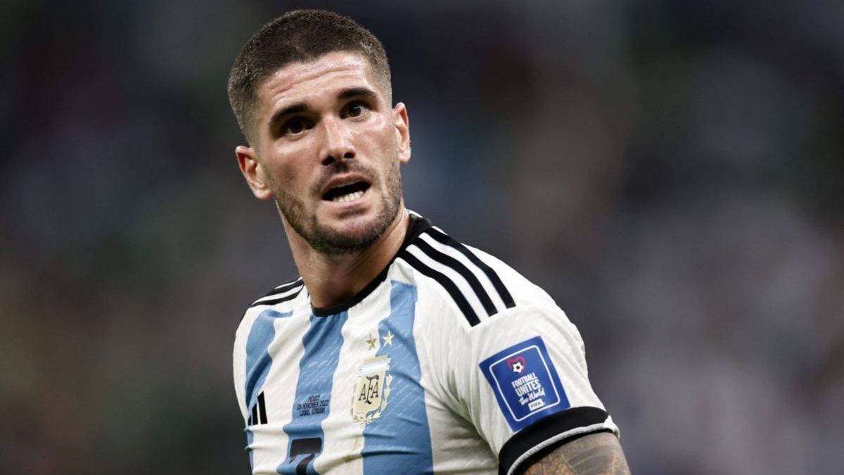No se vio en TV: la fuerte reacción de Rodrigo De Paul con Nico Paz en plena goleada de la Selección Argentina