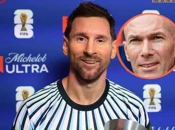 No se vio: la reacción de Zinedine Zidane a los goles de Lionel Messi contra Argelia