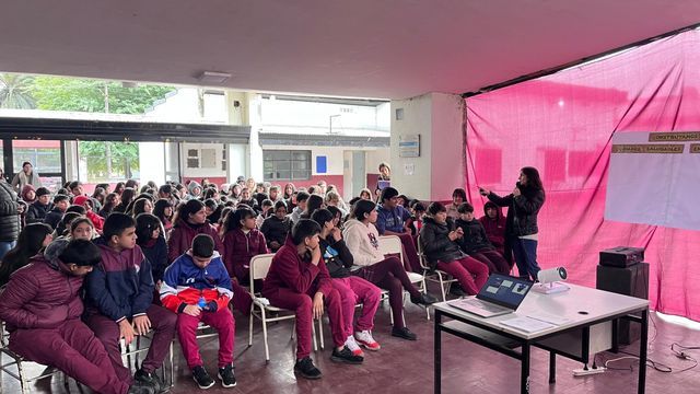 La Escuela 29 de Agosto recibió una charla preventiva organizada por equipos de Salud.