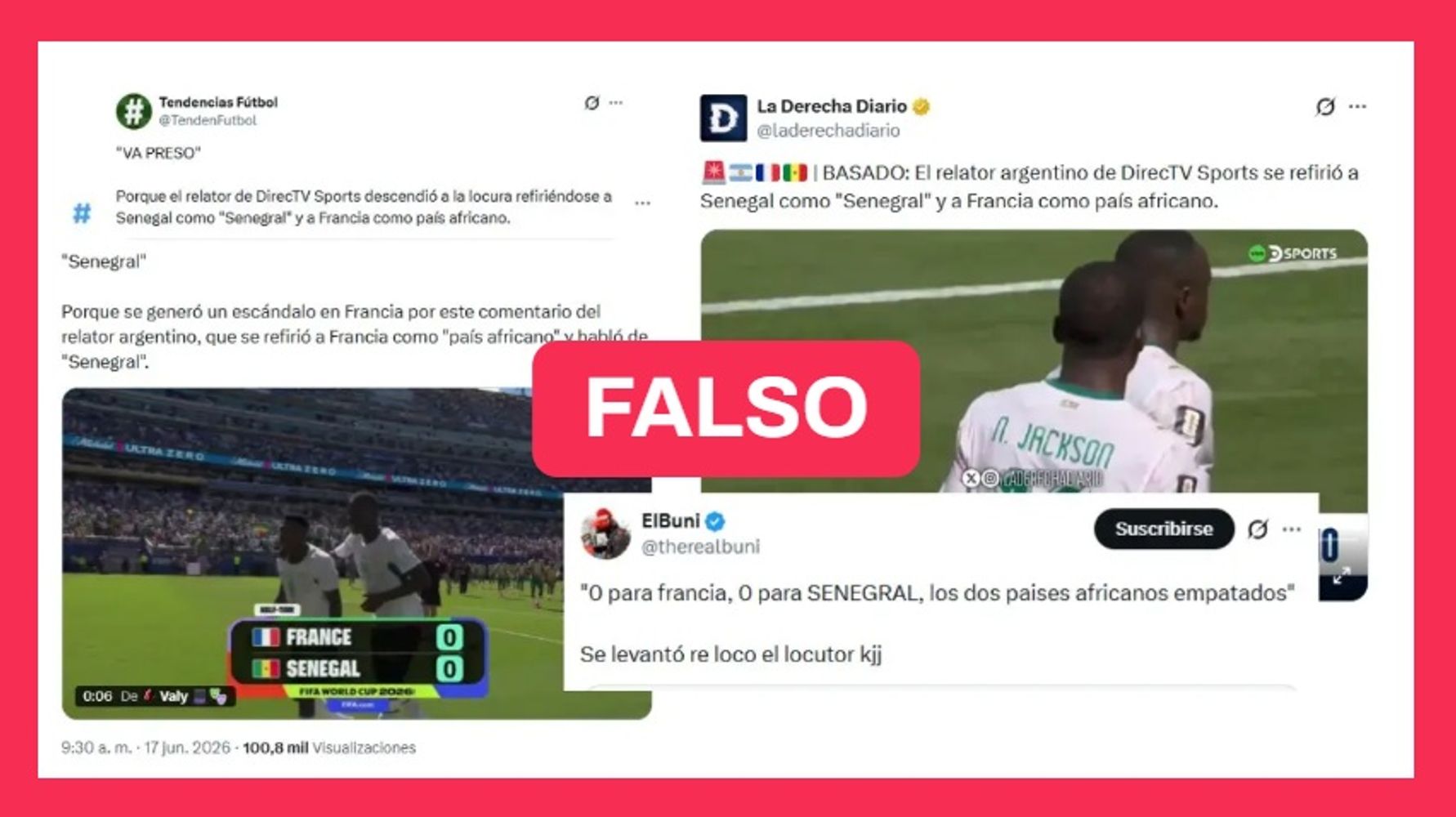 Fake news sobre una frase de Nico Haase