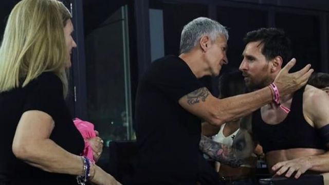 La última aparición en público de Jorge Messi