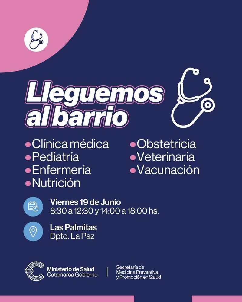 La atención será en doble turno: de 8:30 a 12:30 y de 14:00 a 18:00.