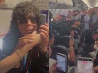 Mundial 2026: La Mona improvisó un show en pleno vuelo, con figuras del fútbol argentino