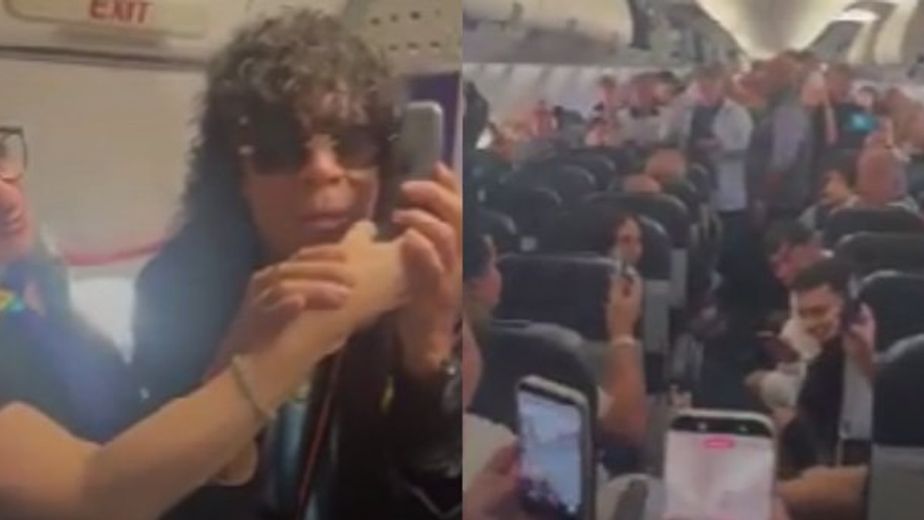Mundial 2026: La Mona improvisó un show en pleno vuelo, con figuras del fútbol argentino
