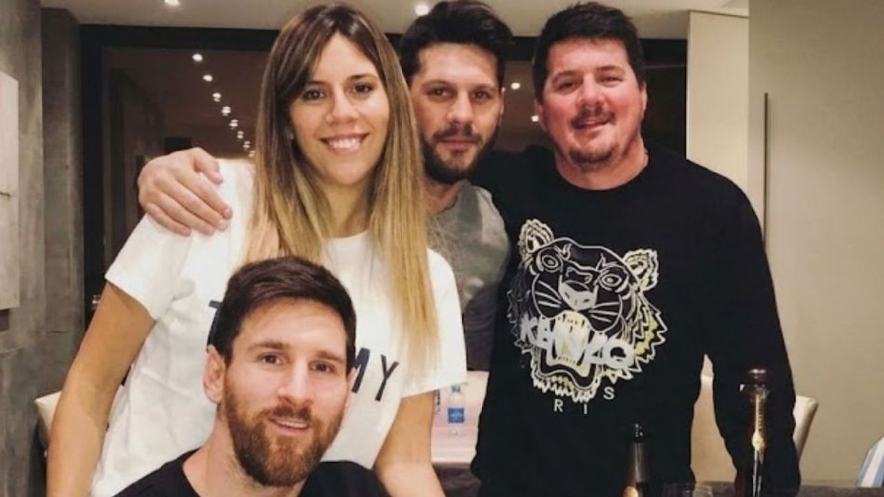 La familia de Lionel Messi