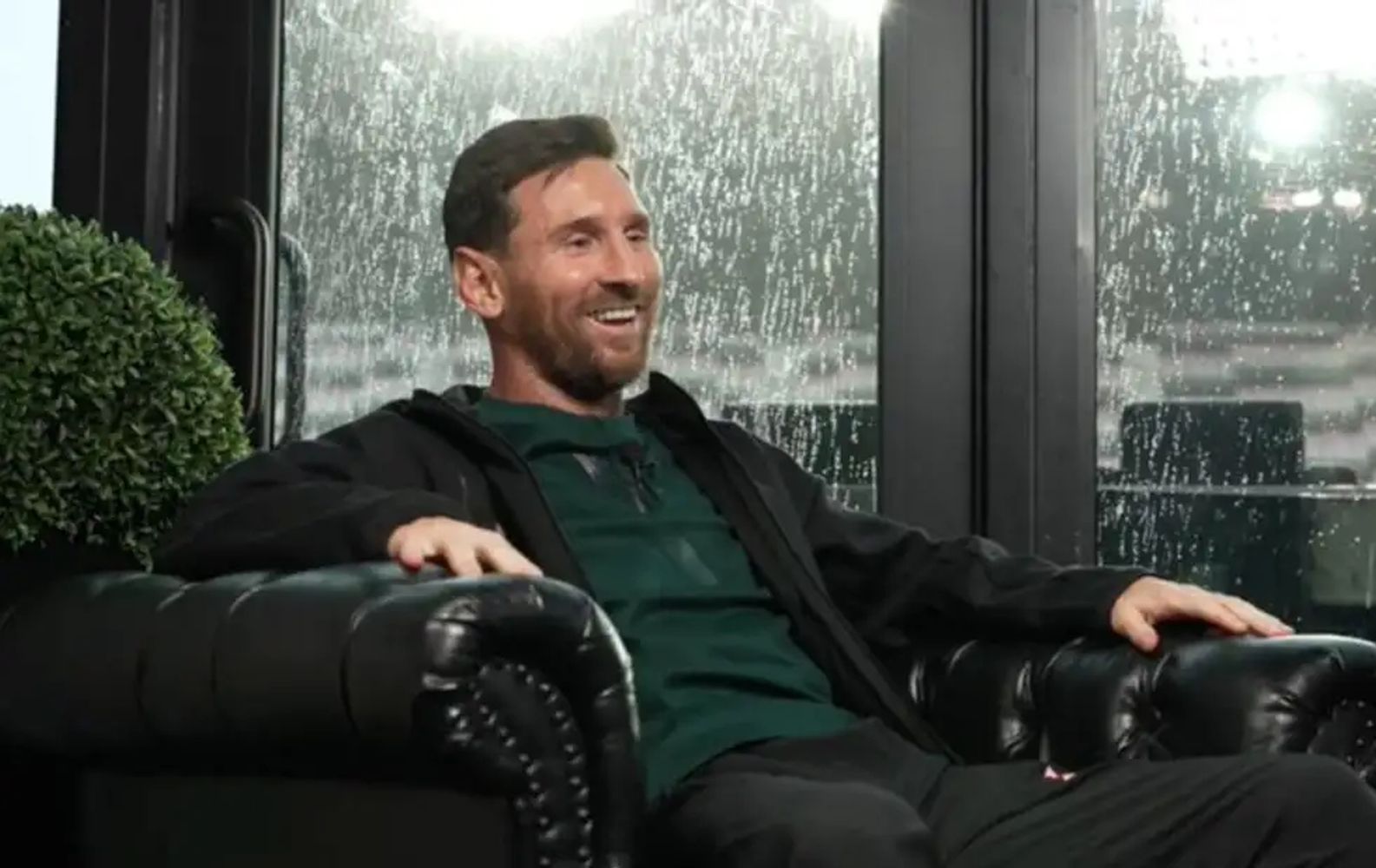 Lionel Messi brindó una entrevista en LUZU