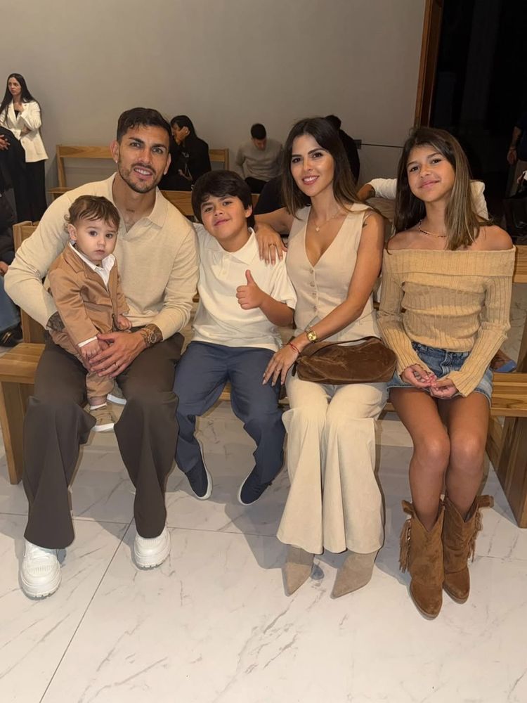 Los hijos de Leandro Paredes y Camila Galante