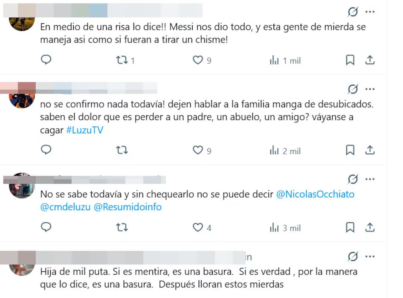 Florencia Peña anunció por error el fallecimiento de Jorge Messi y recibió un fuerte repudio en redes.