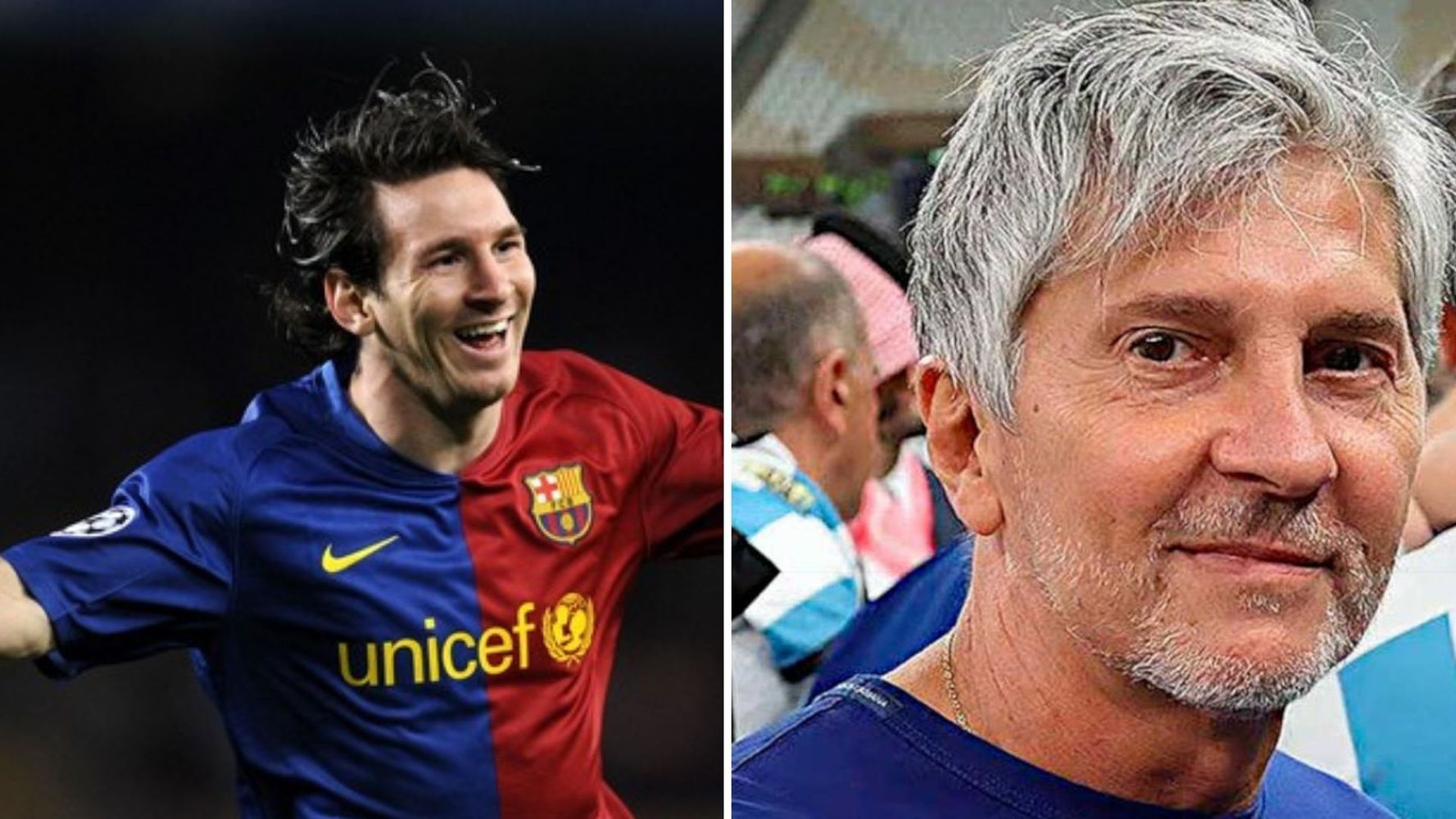 Cuando Messi llegó a Barcelona con su papá