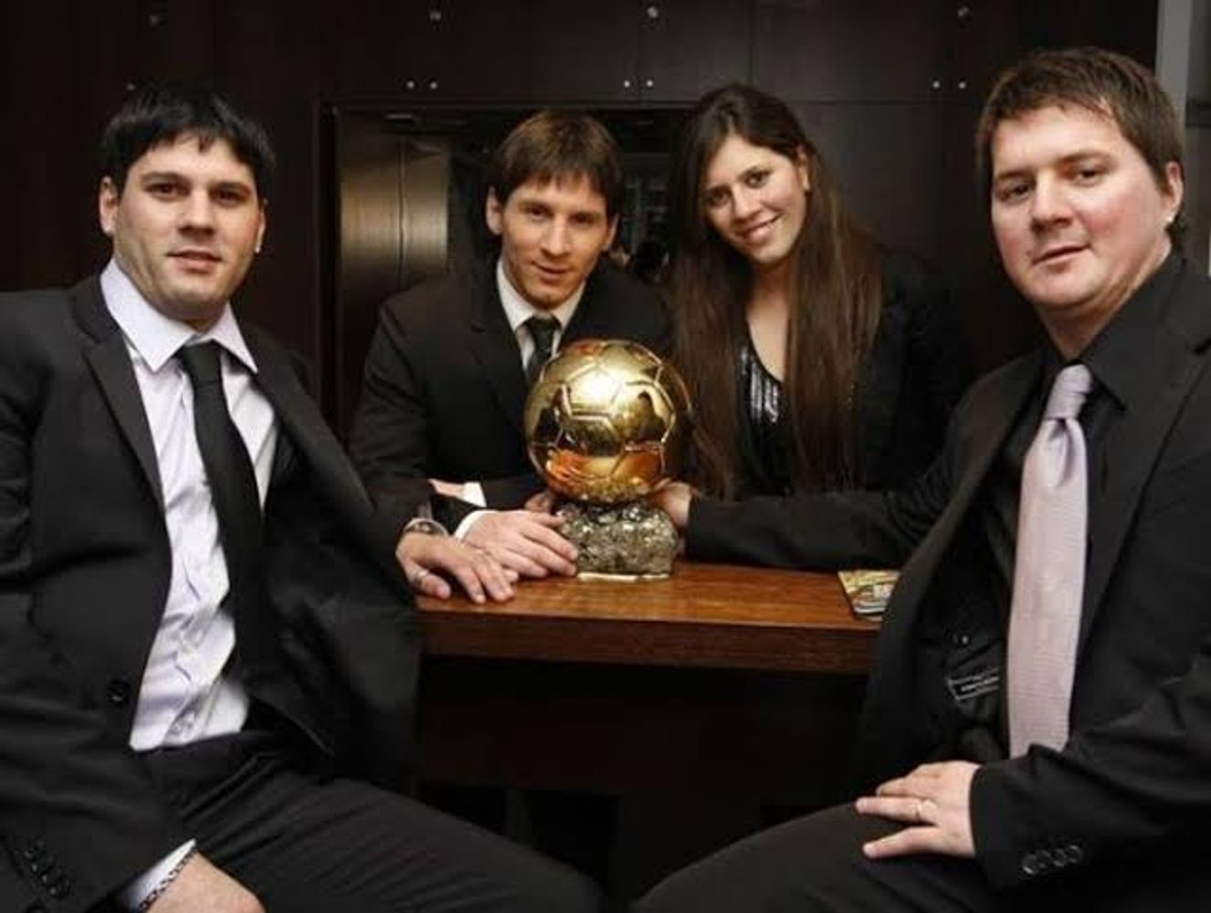 La familia de Lionel Messi